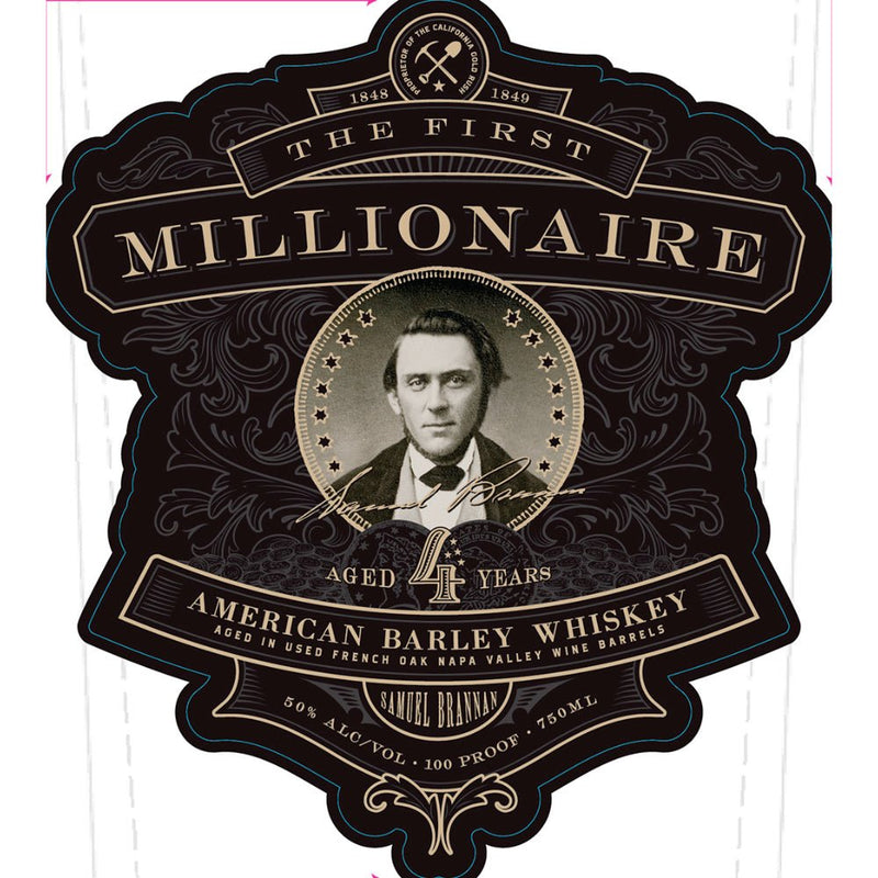 Load image into Gallery viewer, The First Millionaire 4 Year Old American Barley Whiskey - Main Street Liquor
