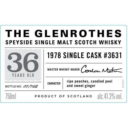 The Glenrothes 1978 Single Cask