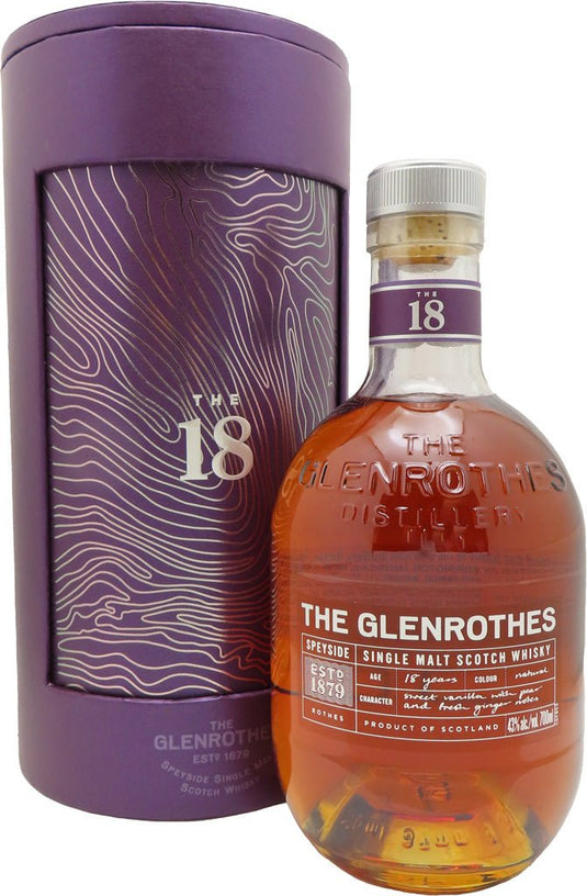 The Glenrothes Single Malt Whisky 18 Year Old 700ml - Main Street Liquor