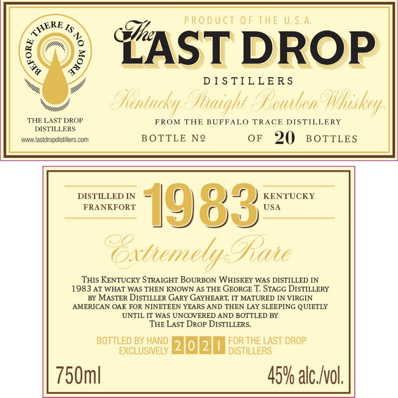 Load image into Gallery viewer, The Last Drop XXIV 1983 Buffalo Trace - Main Street Liquor
