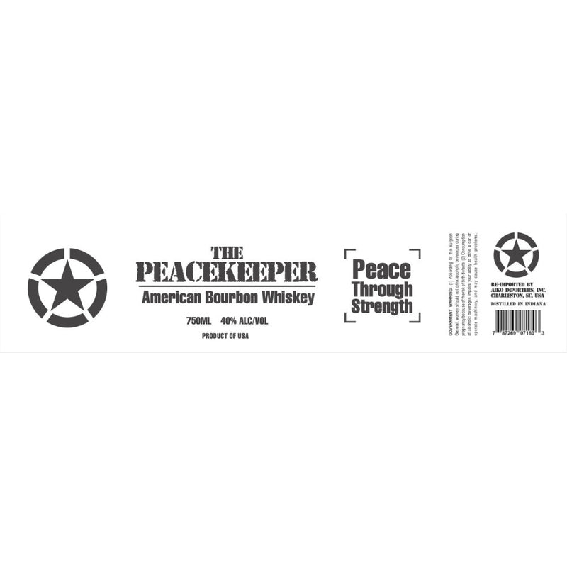 Load image into Gallery viewer, The Peacekeeper Bourbon - Main Street Liquor
