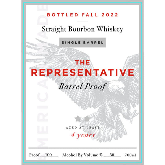 The Representative Barrel Proof 4 Year Bourbon Fall 2022 - Main Street Liquor