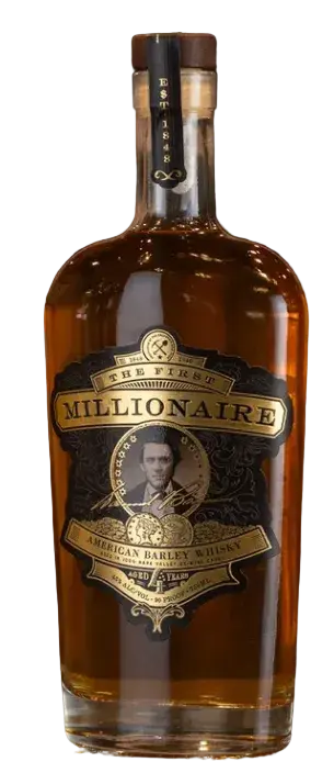 Load image into Gallery viewer, The First Millionaire 4 Year Old American Barley Whiskey - Main Street Liquor
