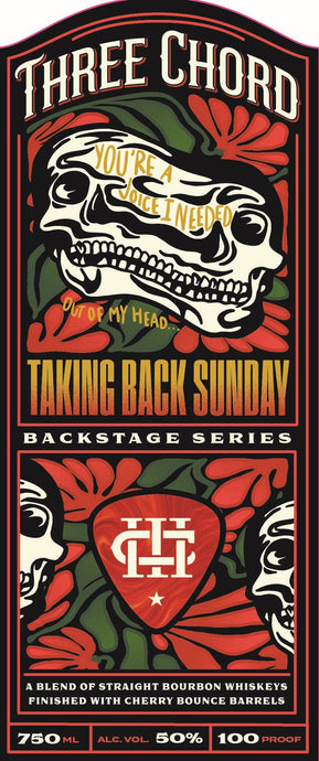 Three Chord Backstage Series: Taking Back Sunday Bourbon Cherry Bounce Barrel Finish - Main Street Liquor
