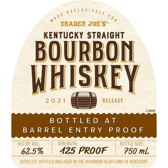 Trader Joe's Bourbon Barrel Entry Proof - Main Street Liquor