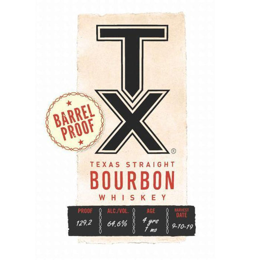 TX Barrel Proof Bourbon - Main Street Liquor