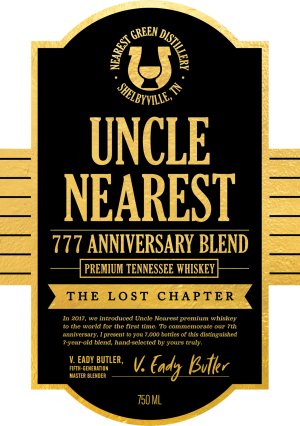 Load image into Gallery viewer, Uncle Nearest 777 Anniversary Blend The Lost Chapter - Main Street Liquor
