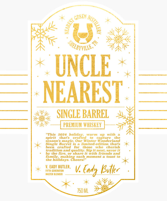 Uncle Nearest Single Barrel Premium Whiskey Winter Wonderland Edition - Main Street Liquor