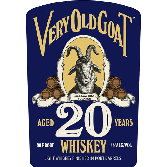 Very Old Goat 20 Year Old Light Whiskey - Main Street Liquor
