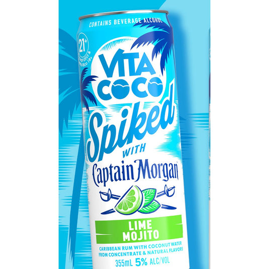 Vita Coco Spiked With Captain Morgan Lime Mojito - Main Street Liquor