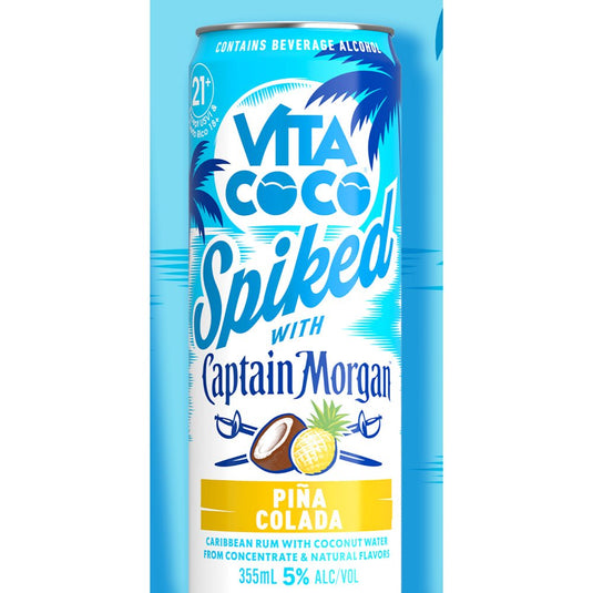 Vita Coco Spiked With Captain Morgan Piña Colada - Main Street Liquor