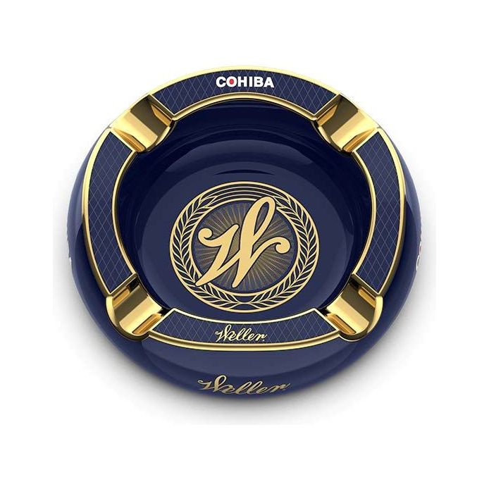 Load image into Gallery viewer, Weller by Cohiba Ashtray - Blue - Main Street Liquor
