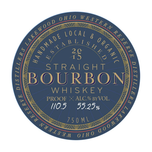 Western Reserve Organic Barrel Proof Straight Bourbon - Main Street Liquor