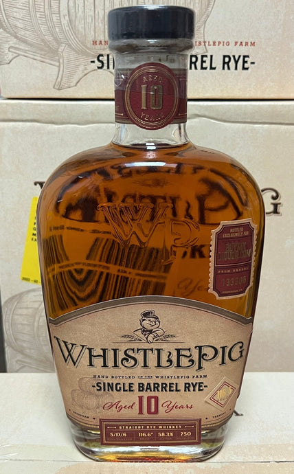 WhistlePig 10 Year Single BuyMyLiquor Exclusive - Main Street Liquor