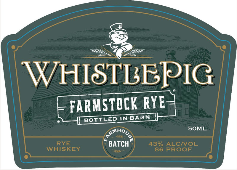 Load image into Gallery viewer, WhistlePig FarmStock Rye Whiskey Farmhouse Batch 50ml - Main Street Liquor
