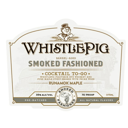 WhistlePig Smoked Fashioned Cocktail To-Go - Main Street Liquor