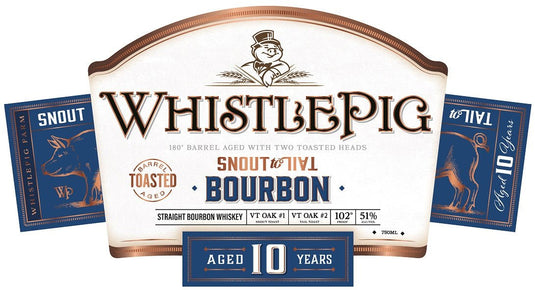 WhistlePig Snout to Tail Bourbon 10 - Year - Old Straight Bourbon Whiskey - Main Street Liquor