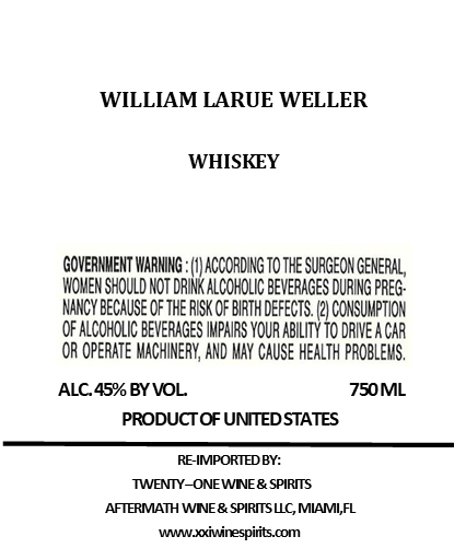 William Larue Weller Whiskey - Main Street Liquor