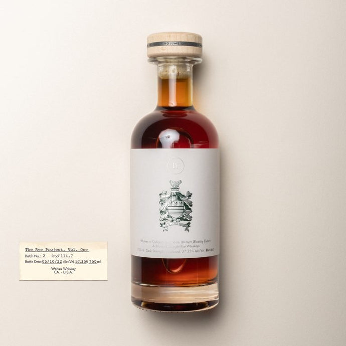 Wolves Whiskey X Willet Distillery The Rye Project Volume One Batch 