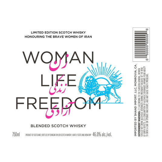 Woman Life Freedom Blended Scotch Whisky - Main Street Liquor