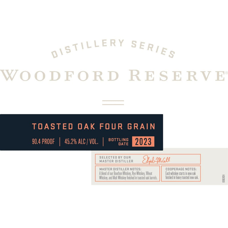 Load image into Gallery viewer, Woodford Reserve Toasted Oak Four Grain 2023 - Main Street Liquor
