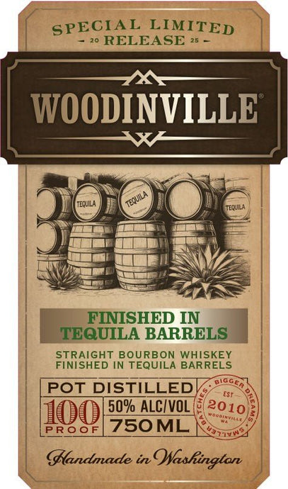 Woodinville Tequila Barrel Finished Straight Bourbon Whiskey - Main Street Liquor