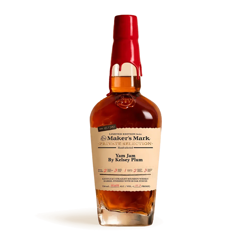 Load image into Gallery viewer, Maker’s Mark Private Selection “Yam Jam” by Kelsey Plum Bourbon - Main Street Liquor
